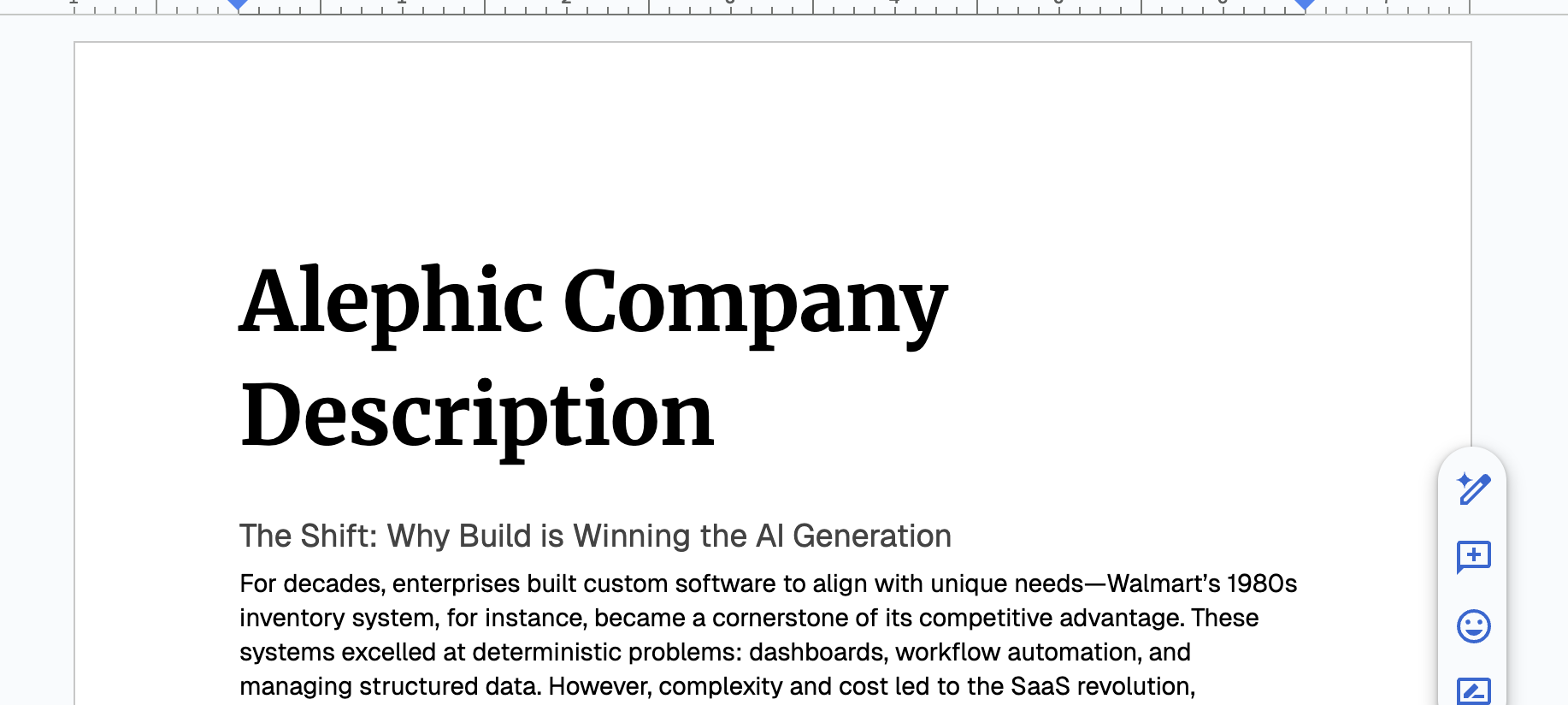 Alephic Company Description