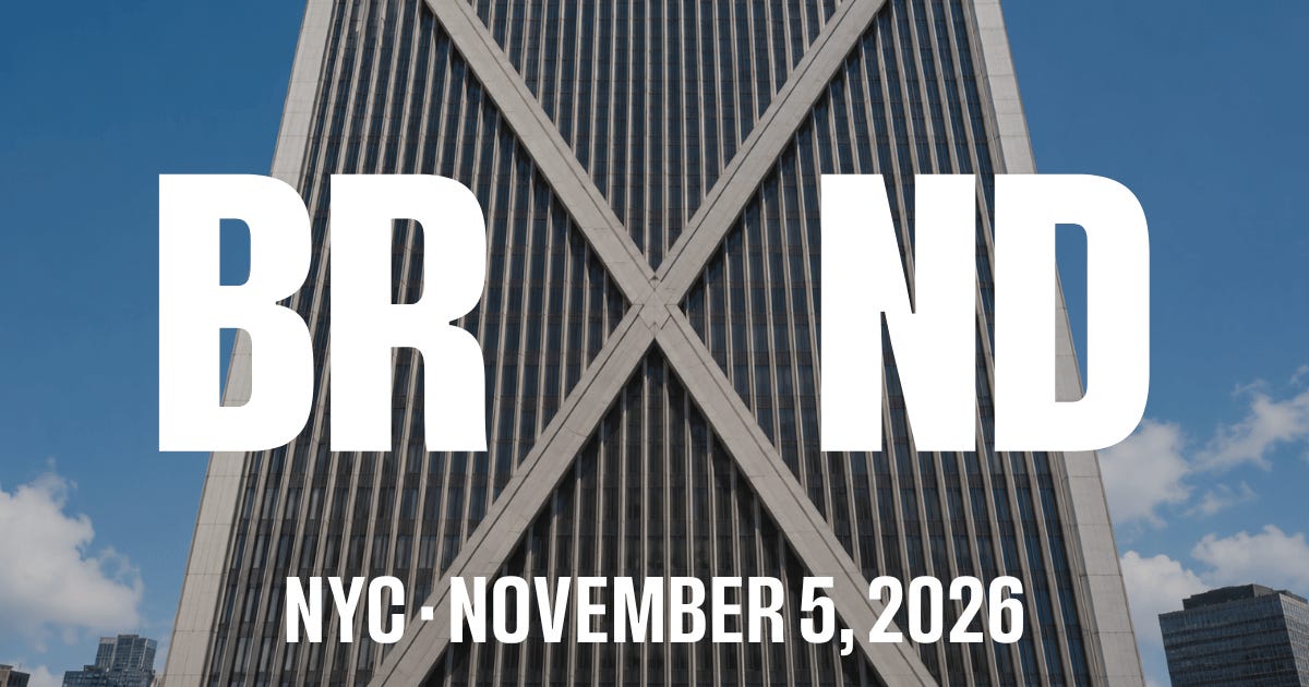 BRXND NYC is 11/5/26 @ Times Center! // BRXND Digest vol 113